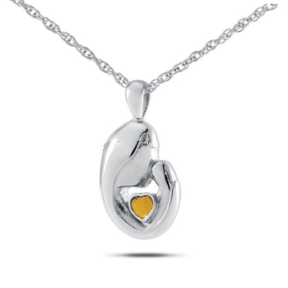 November w/ Citrine Sterling Silver Keepsake