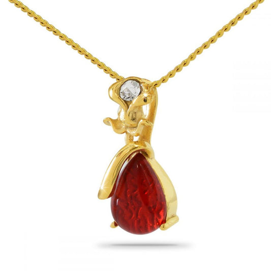 Red Rose Solid Gold Keepsake